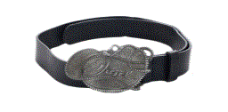 Diesel Women Navy Blue Zippatu Belt