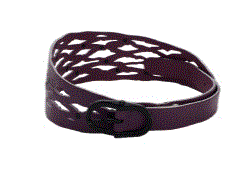 Diesel Women Purple Meshnut Belt