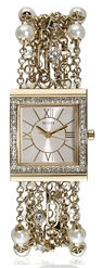 Silk W0140L2 Golden,Silver Analog Watch