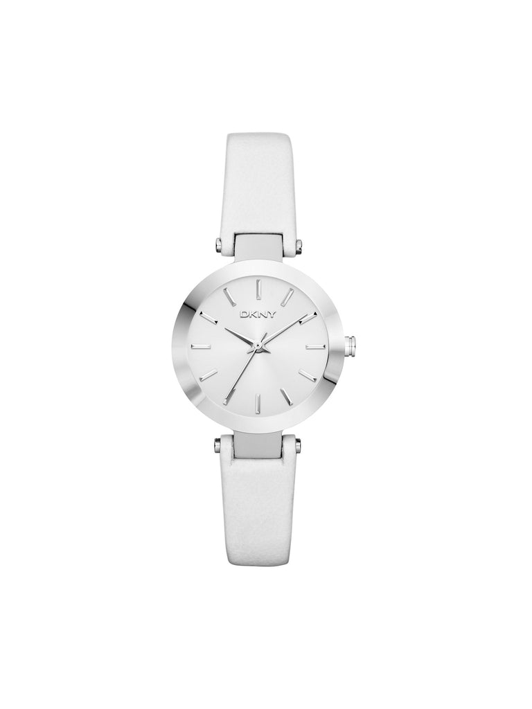 Stanhope White Leather Watch